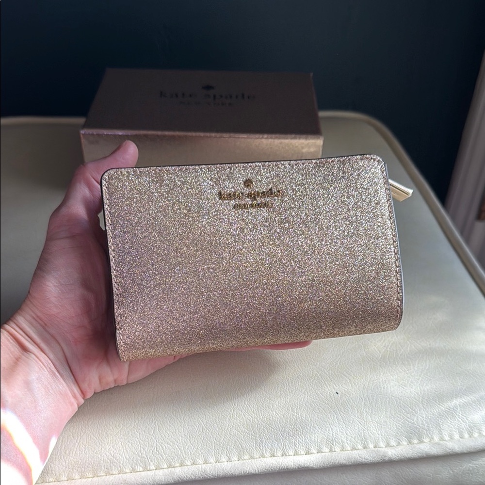 Kate Spade Sparkling Gold Wallet - Picture 4 of 13